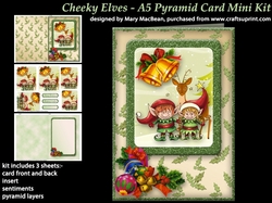 Cheeky Elves - A5 Pyramid Card Mini Kit