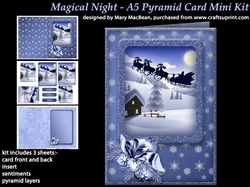 Magical Night - A5 Pyramid Card Mini Kit