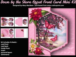 Down by the Shore Offset Front Card Mini Kit