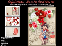 Cafe Culture - 5in x 7in Card Mini Kit