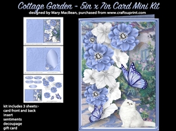 Cottage Garden - 5in x 7in Card Mini Kit