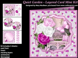 Quiet Garden - Layered Card Mini Kit