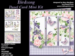 Birdsong - Panel Card Mini Kit