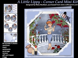 A Little Lippy - Corner Card Mini Kit