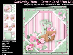 Gardening Time - Corner Card Mini Kit