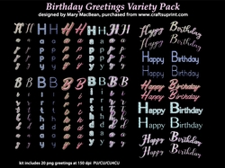 Birthday Greetings Variety Pack