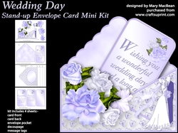 Wedding Day - Stand-up Envelope Card Mini Kit