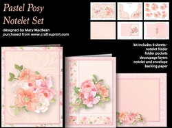 Pastel Posy - Notelet Set