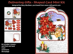 Delivering Gifts - Shaped Card Mini Kit