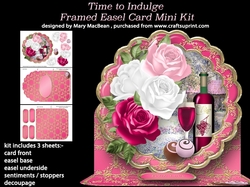Time to Indulge - Framed Easel Card Mini Kit
