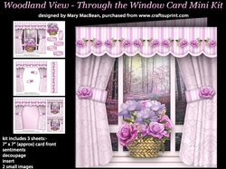 Woodland View - Through the Window Card Mini Kit