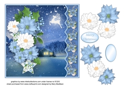 Magical Night - Decoupage Card Front