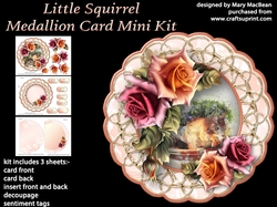 Little Squirrel - Medallion Card Mini Kit