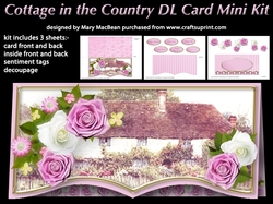 Cottage in the Country DL Card Mini Kit