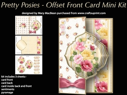 Pretty Posy - Offset Front Card Mini Kit