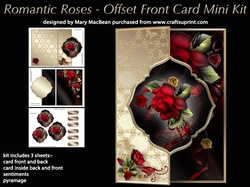 Romantic Roses - Offset Front Card Mini Kit