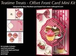 Teatime Treats - Offset Front Card Mini Kit