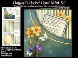 Daffodils - Pocket Card Mini Kit