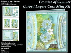 Promise of Summer - Curved Layers Card Mini Kit
