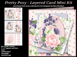 Pretty Posy - Layered Card Mini Kit