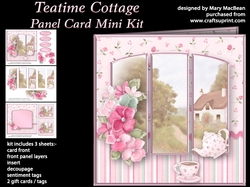 Teatime Cottage - Panel Card Mini Kit