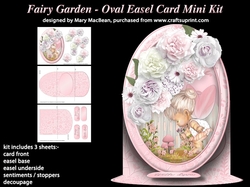 Fairy Garden - Oval Easel Card Mini Kit