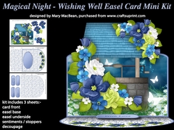 Magical Night - Wishing Well Easel Card Mini Kit