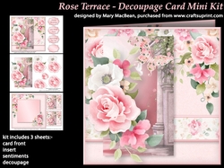 Rose Terrace - Decoupage Card Mini Kit