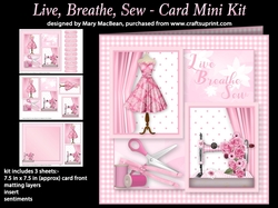 Live, Breathe, Sew - Card Mini Kit