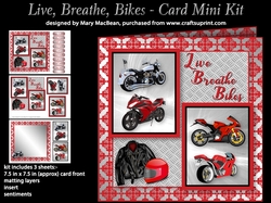 Live, Breathe, Bikes - Card Mini Kit