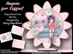 Anyone for Coffee?- Shaped Easel Card Mini Kit