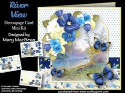 River View - Decoupage Card Mini Kit