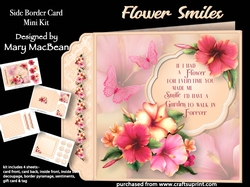 Flower Smiles - Side Border Card Mini Kit