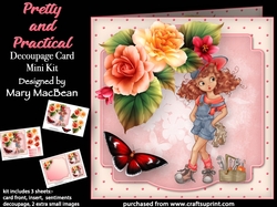 Pretty and Practical - Decoupage Card Mini Kit