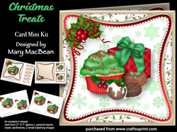 Christmas Treats - Curved Frame Card Mini Kit