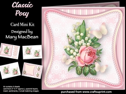 Classic Posy - Curved Frame Card Mini Kit
