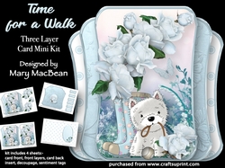 Time for a Walk - Three Layer Card Mini Kit