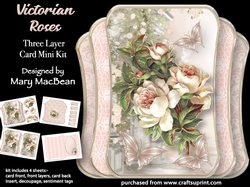 Victorian Roses - Three Layer Card Mini Kit