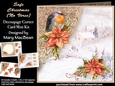 Safe Christmas (No Verse)  - Decoupage Corner Card Mini Kit