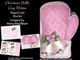 Christmas Bells - Cosy Mitten Shaped Card Mini Kit