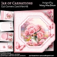 Jar of Carnations - Cut Corners Card Mini Kit
