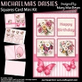 Michaelmas Daisies - Squares Card Mini Kit
