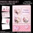 Pastel Bouquet - Squares Card Mini Kit