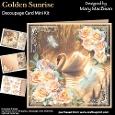 Golden Sunrise - Decoupage Card Mini Kit