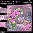 Christmas Cottages - Decoupage Card Mini Kit