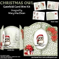 Christmas Owl - Gatefold Card Mini Kit