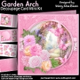 Garden Arch - Decoupage Card Mini Kit