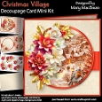 Christmas Village - Decoupage Card Mini Kit