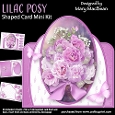 Lilac Posy - Shaped Card Mini Kit