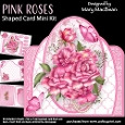 Pink Roses - Shaped Card Mini Kit